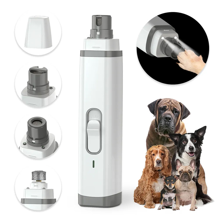 Granilla de clavo de uñas eléctrico de 2 velocidades Recortadora de amoleras de uñas para perros