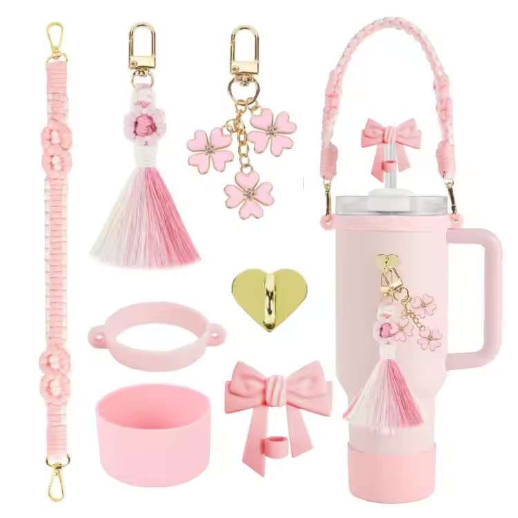 Accesorios para bebidas de 30oz40oz para la cuerda trenzada de la Copa Stanley