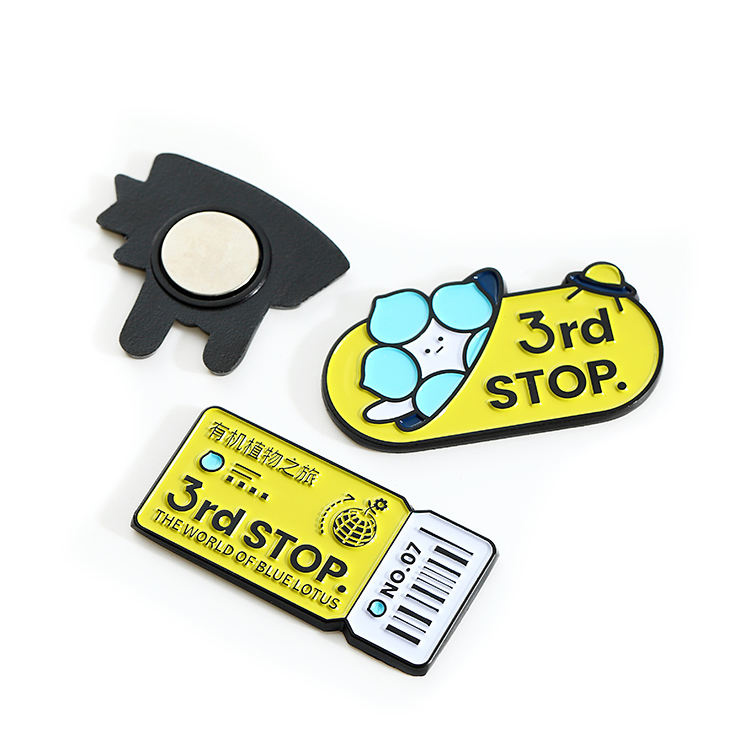 Imán de nevera de metal personalizado grabado en relieve recuerdo lindo de EE. UU. 3d