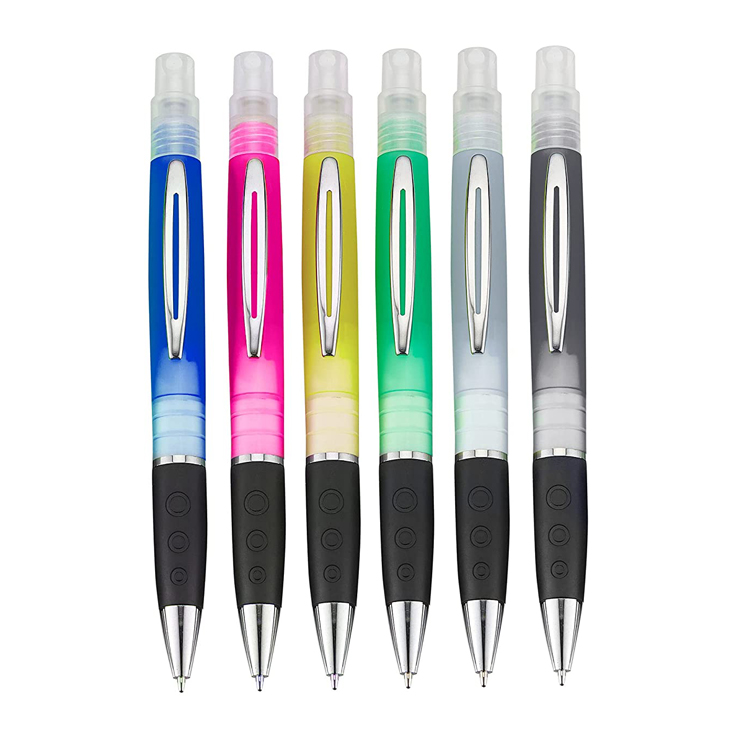 Paquete de 6 bolígrafos de botella de spray de perfume Stylus Ballpoint