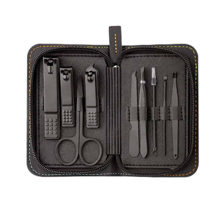 Conjunto de 9 PCS Pedicure Set Kit de viaje de viaje de cuidado personal