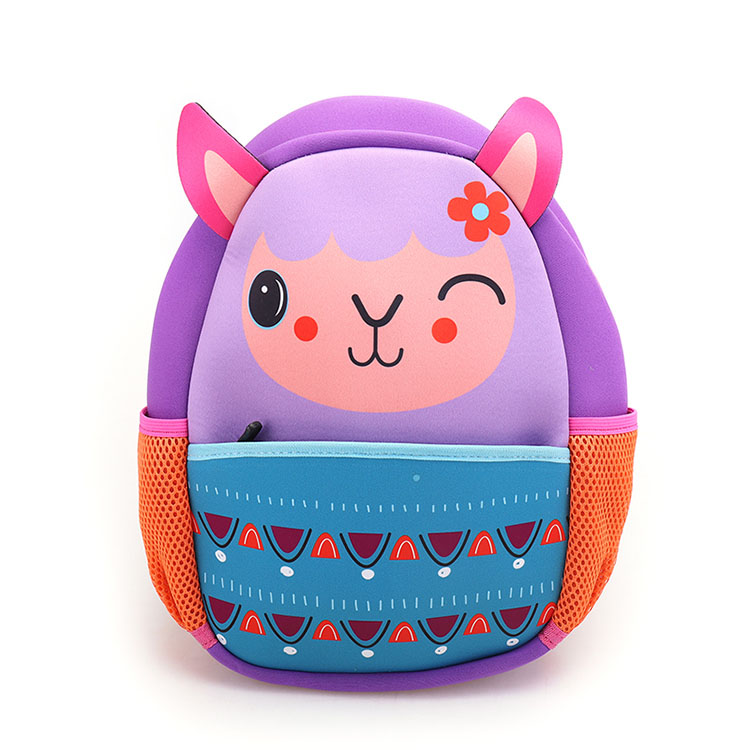 Mochila De Neopreno De Alpaca Para Niños