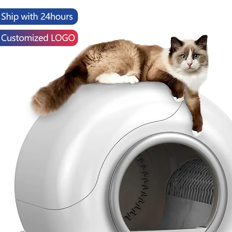 Automático Cat Box Smart App Control Cajas de arena de autolimpieza