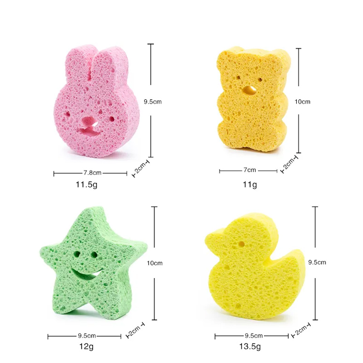 Bath Bath Laving Sponge Sponge Toalla de baño de espuma para niños pequeños