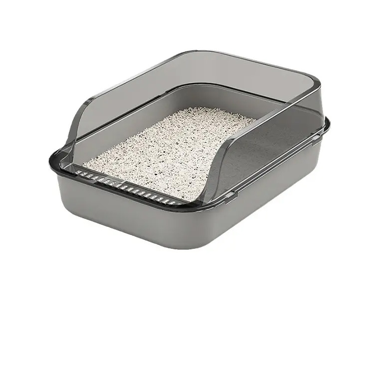 Mejor nueva caja de arena para gatos de ropa de borde elevada de alta cosción