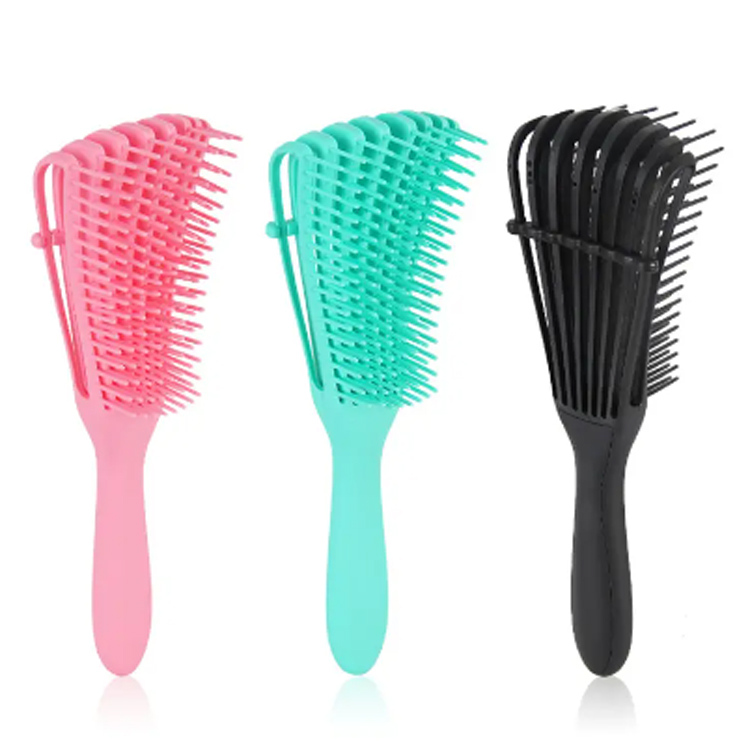 Cepillo de mejor calidad para cabello húmedo o seco, cepillo para el cabello desplegable