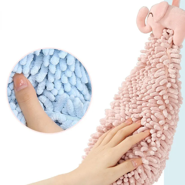 Toalla de mano esponjosa de la cocina del baño del baño de dibujos animados