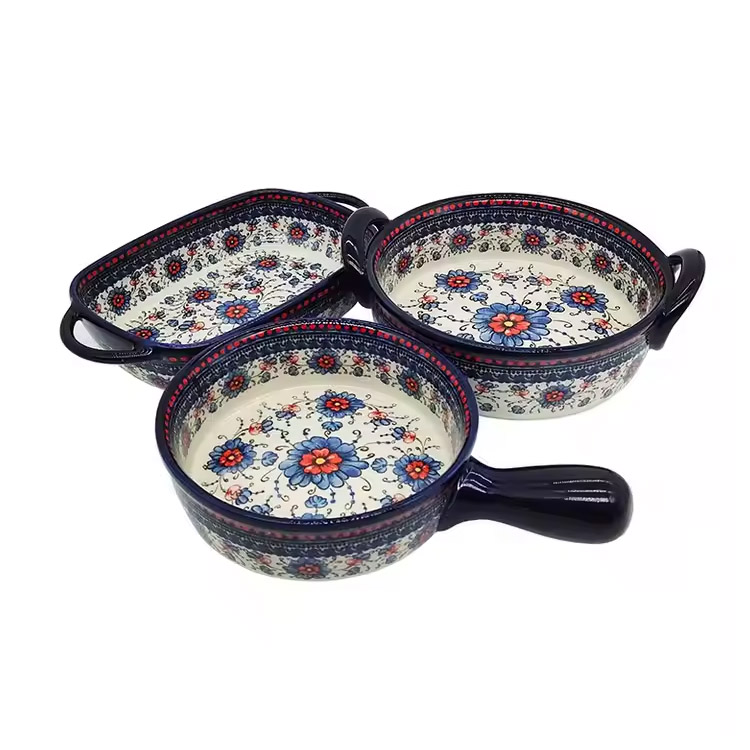Partita de porcelana de porcelana resistente a la impresión vintage personalizada
