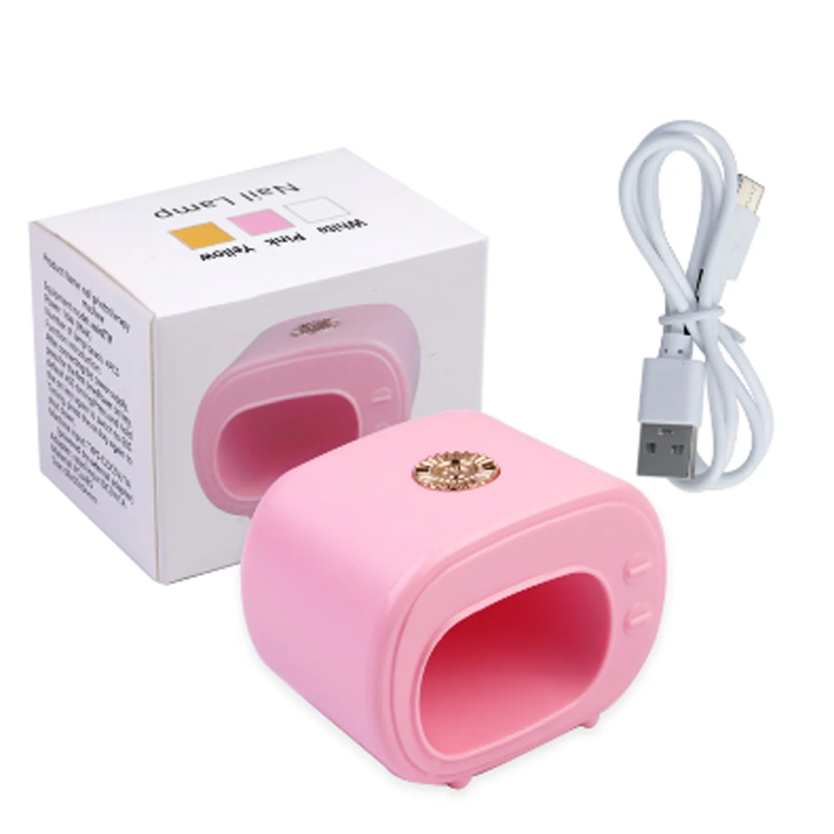 Ventas directas de la lámpara de terapia de mano portátil Mini-UV Nail USB