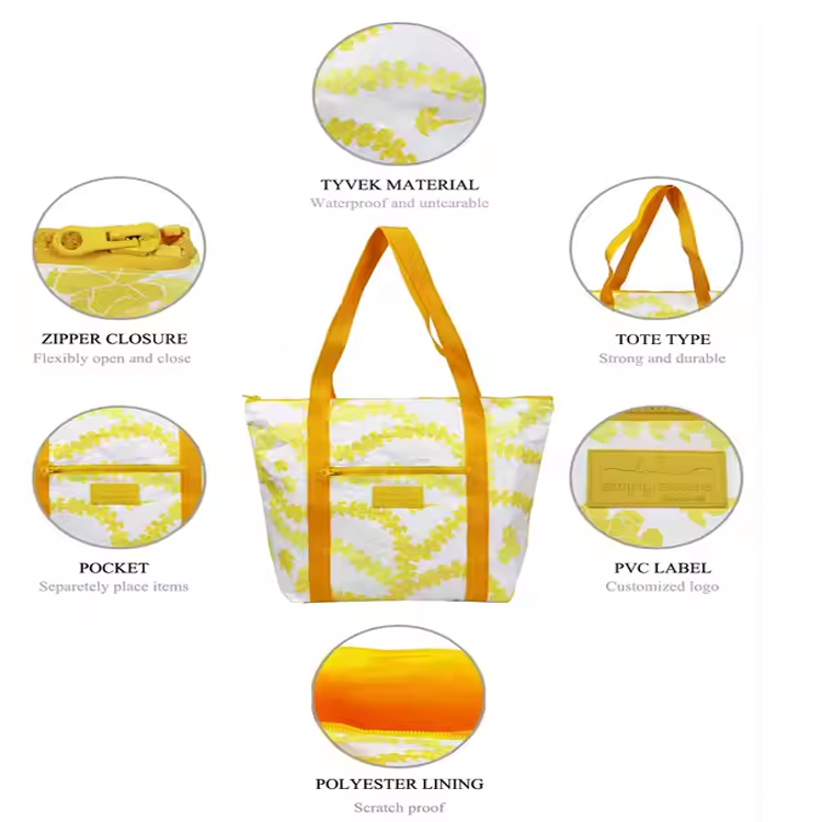 Bolsa de compras ecológicas de estilo ecológico de Hawaii que lleva bolso