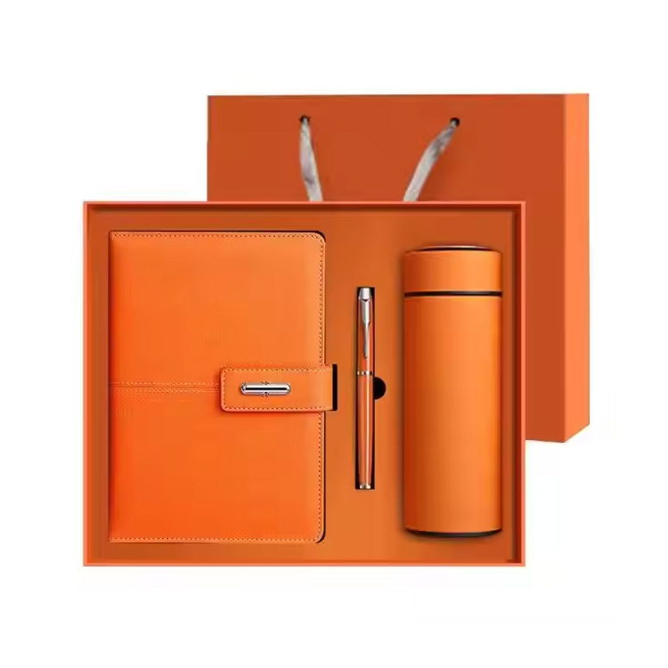 Regalo de cuaderno de papel de alta calidad con suministros de oficina de promoción