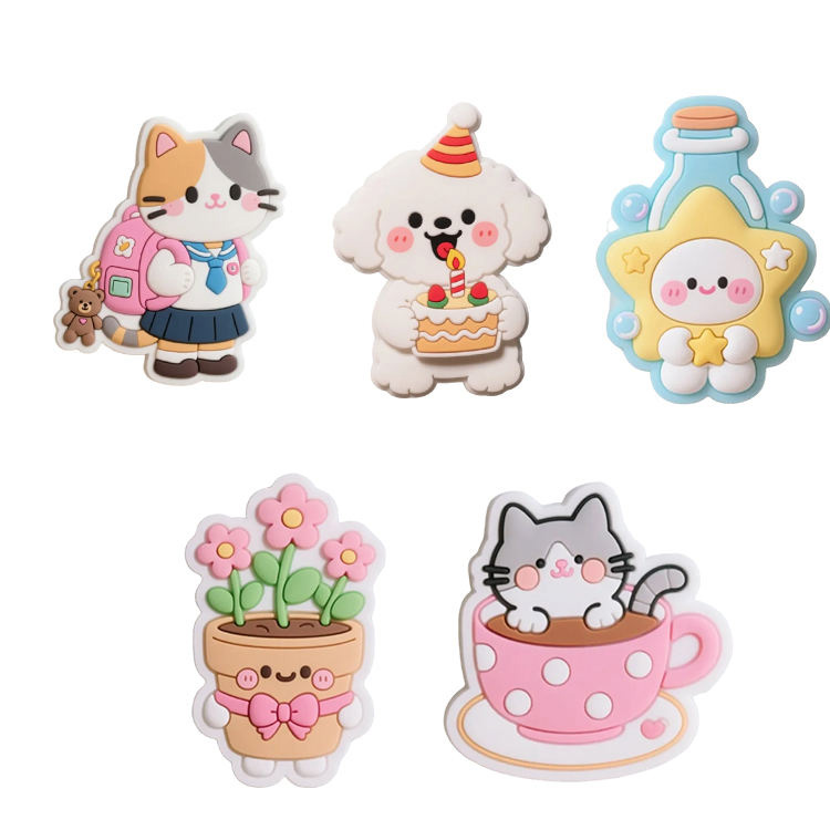 El recuerdo de la decoración del hogar crea el imán del refrigerador del PVC para requisitos particulares