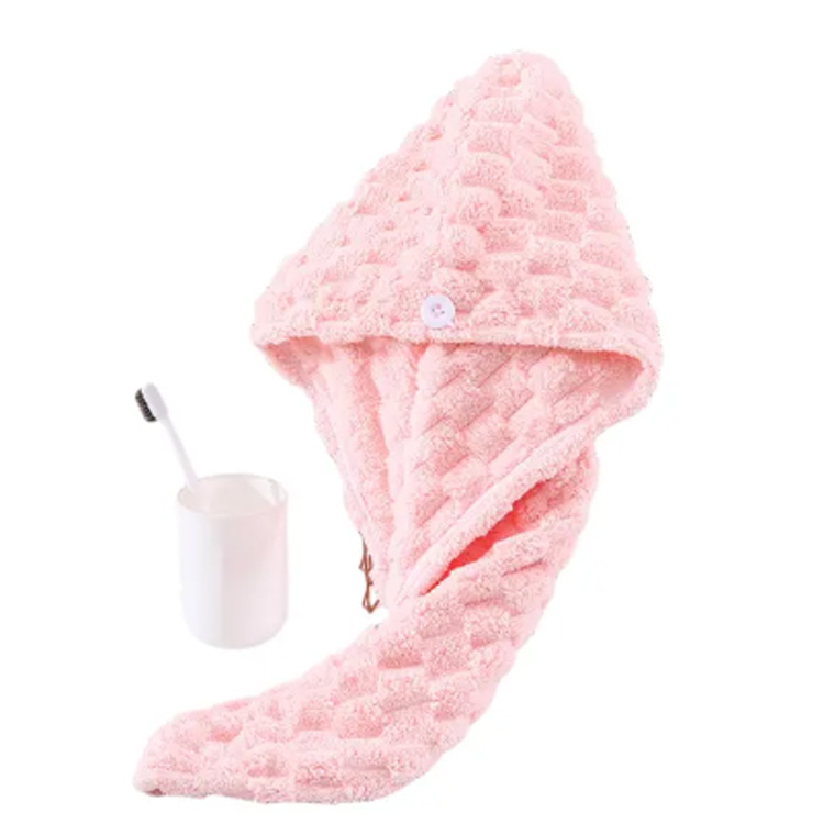 Tapa de secado de la ducha de microfibra de venta en caliente