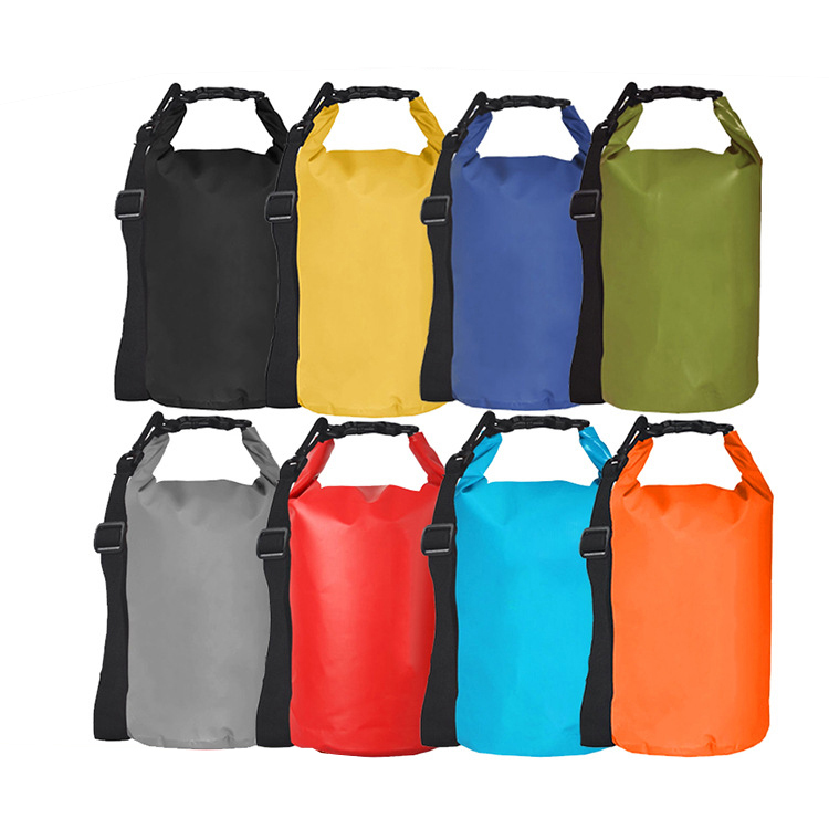 Bolsas impermeables plegables portátiles impresas 2L 5L 10L 20L 40L