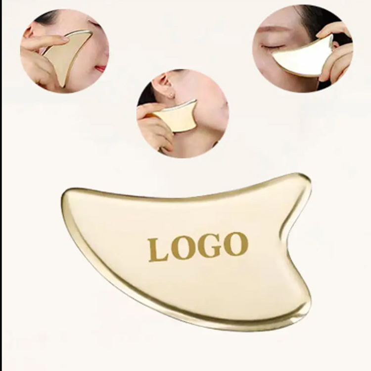 Jade Facial masajeador facial masaje en forma de corazón cara gua sha