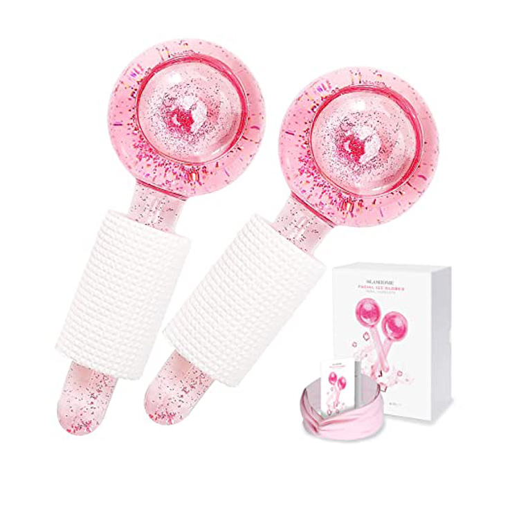 Magic Cooling Ice Facial Globes Masajeador de rodillos