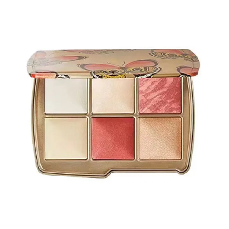 Maquillaje de 6 colores Paleta de sombras de ojos de alto pigmento impermeable