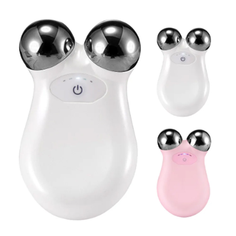 Masajeador de levantamiento de cuello de vibración facial de dispositivo facial microcorriente