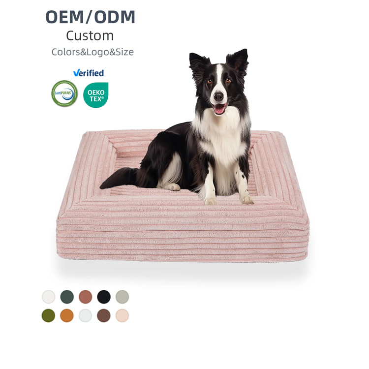 Cama ortopédica de la cama de perros Forma de espuma lavable