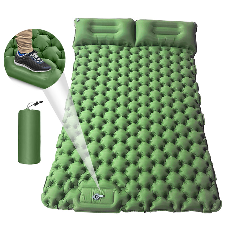 Colchón que acampa doble del grueso portátil al aire libre del 10cm