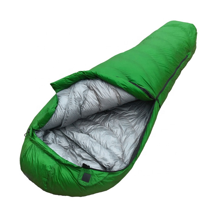 Saco de dormir de momia para clima frío portátil ultraligero al aire libre