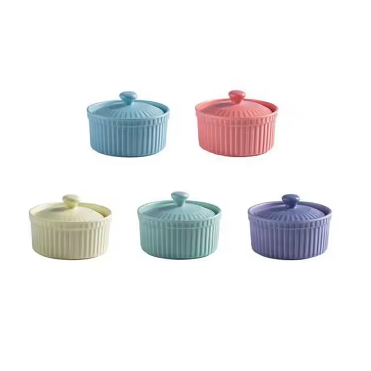 Tazones de ramekin de espejo de horno seguro personalizado