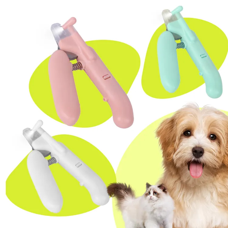 Peet Nail Clippers con tijeras LED Light Pet Claw Grooming