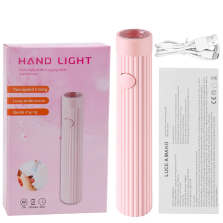 Lámpara portátil de arte de mano de uñas LED Mini UV LED