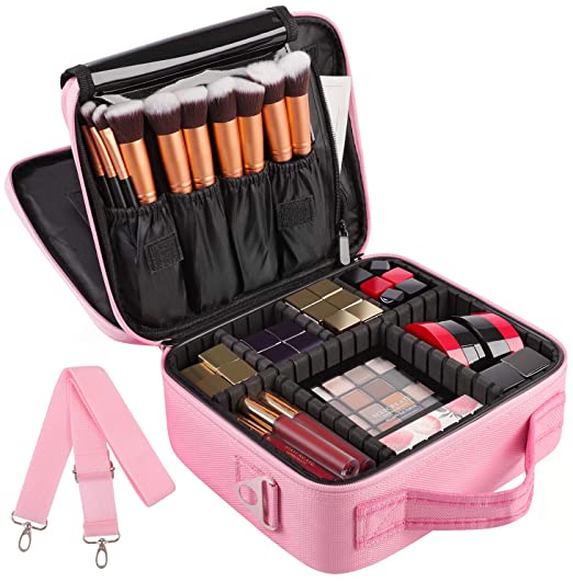 Organizador de maquillaje de bolsa de cosméticos de viaje de almacenamiento portátil