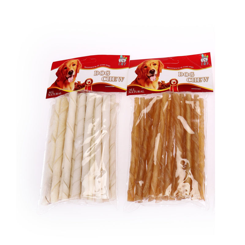 Rawhide Twist Sticks Masticar Perro