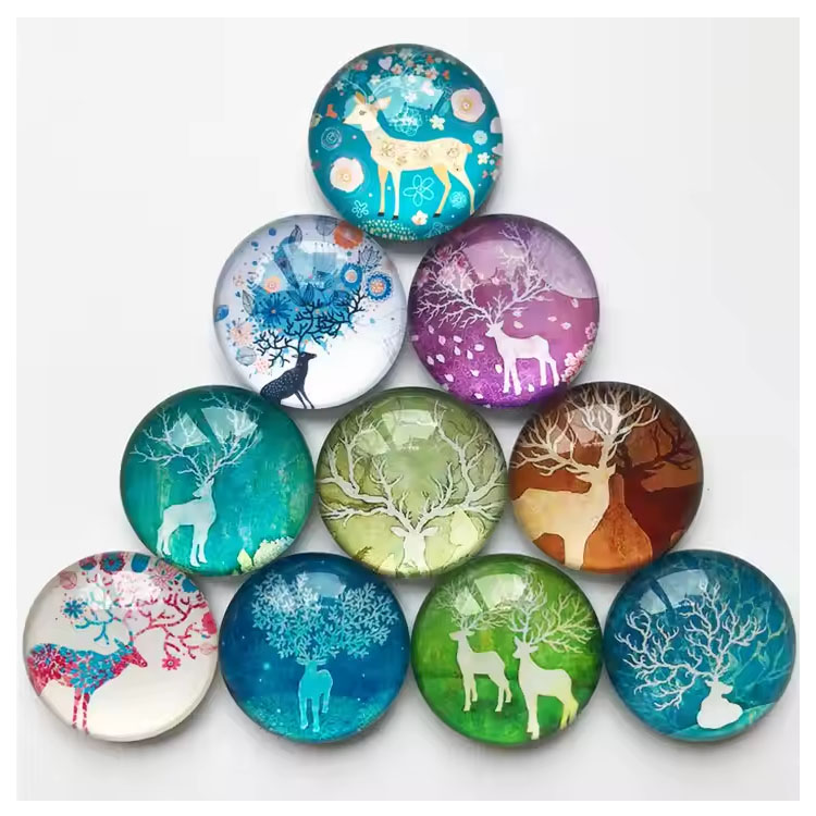 Adhesivo de goma Fairy Deer Art Regalo promocional Imán de nevera