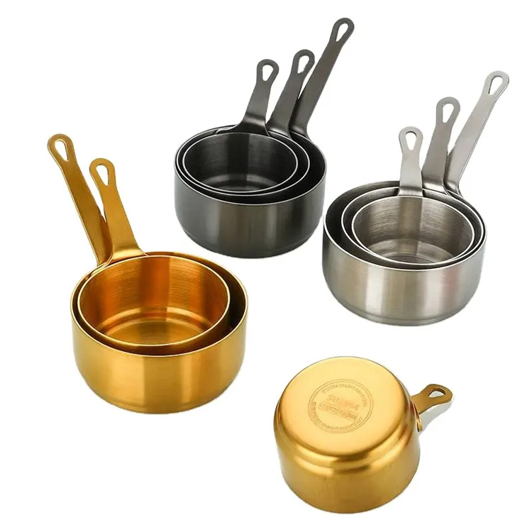 Acero inoxidable 304 salsa de metal de metal mini 3pcs salsa tazón tazón