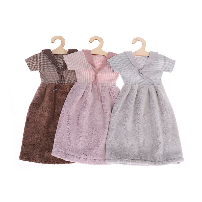 Toalla de mano de falda mini estilo uniforme