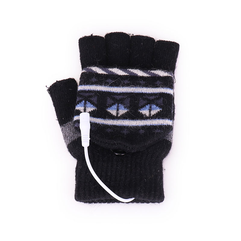 Guantes de punto con calefacción eléctrica USB