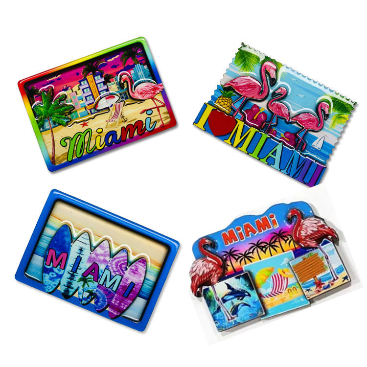 Imán para nevera con nombre de ciudad y ciudad de madera, señal de tráfico